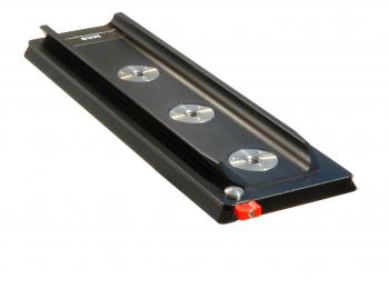 MCS-C001,ARRI style Bridge plate base plate (Standard size), includes O'Connor head compatible side wedge